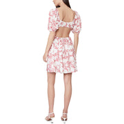 Eden Womens Summer Cut-Out Mini Dress