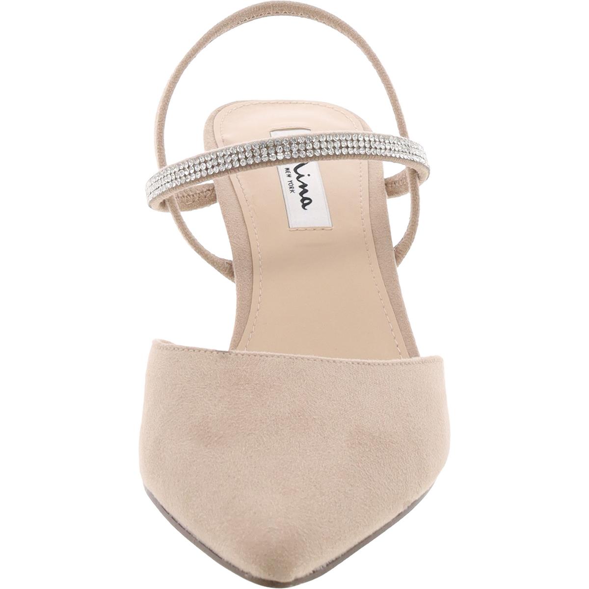 BILLIE-FY Womens Sequined Faux Leather Ankle Strap