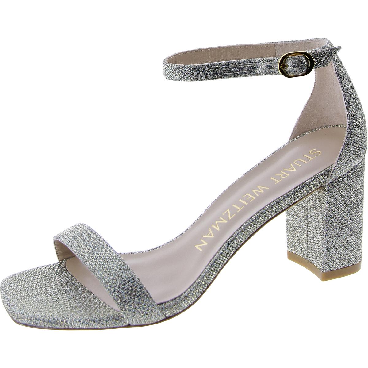 Womens Ankle Strap Open Toe Heels