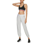 Womens Relaxed Fit Heathered Jogger Pants