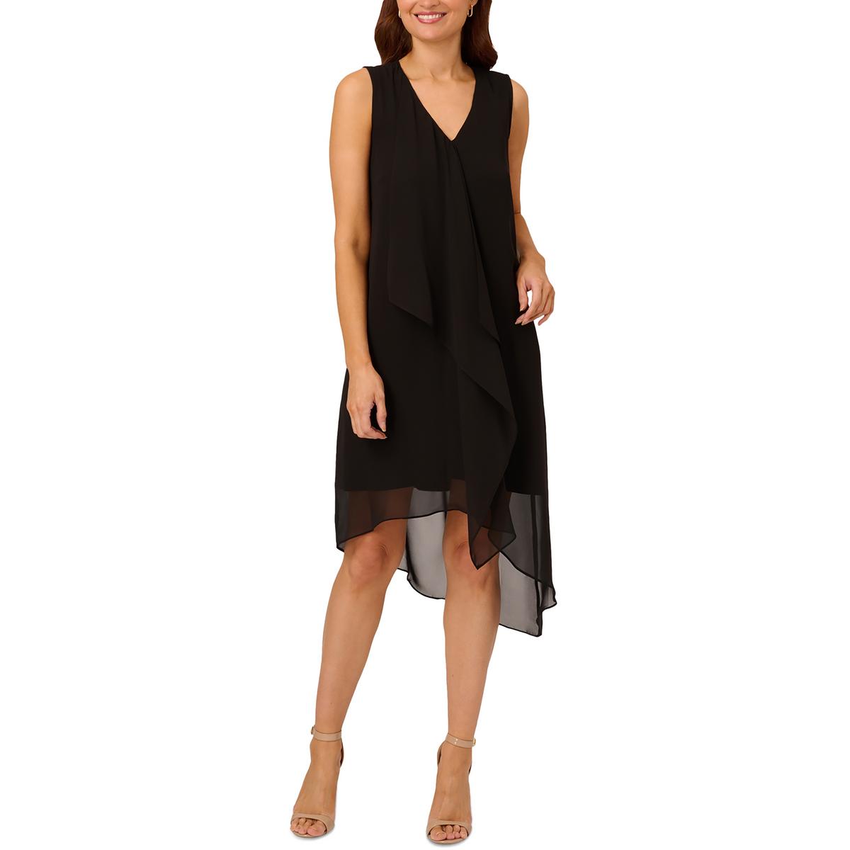 Womens Asymmetric Chiffon Cocktail And Party Dress
