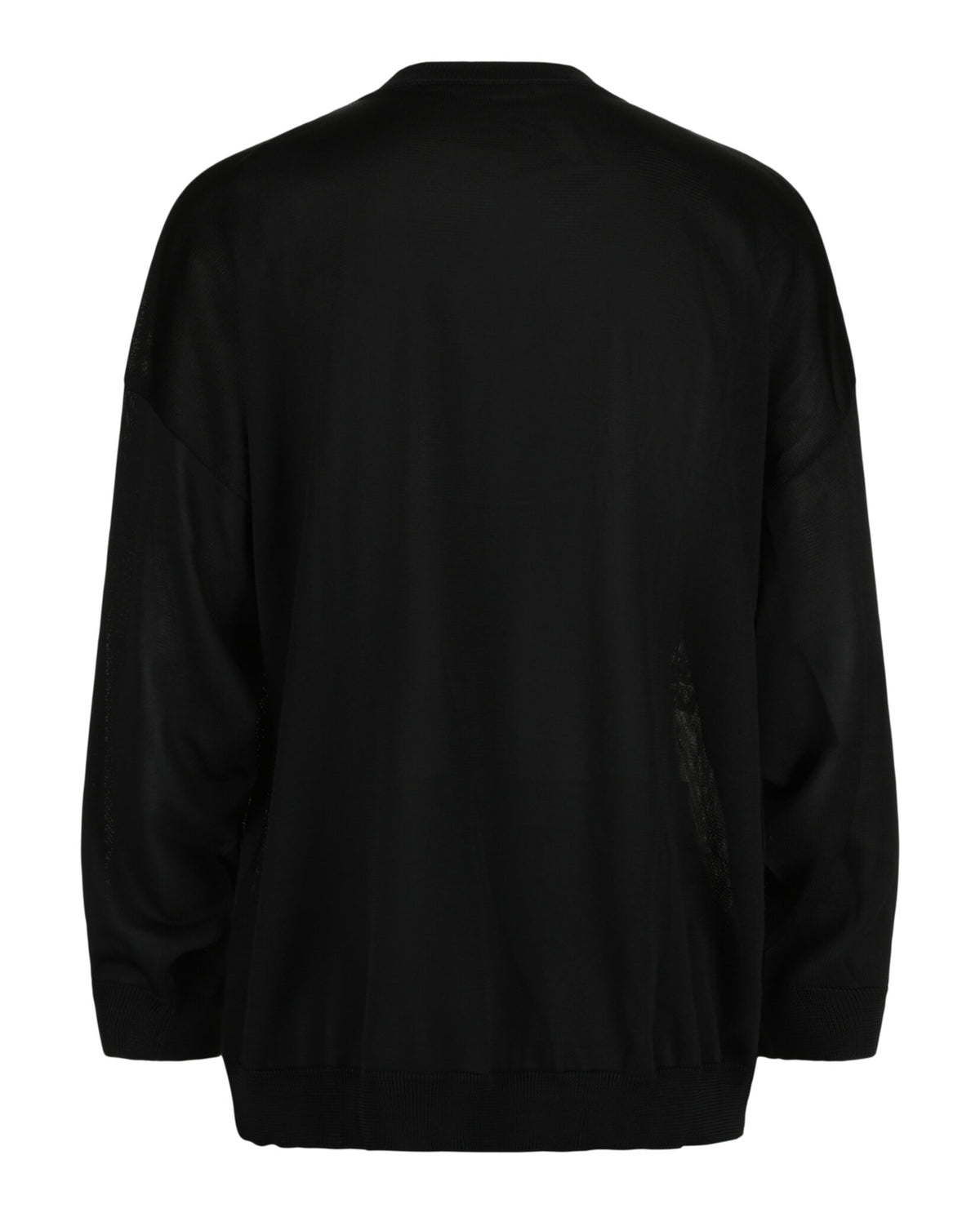 Valentino Valentino Mens Flower Portrait Viscose Knit Sweater