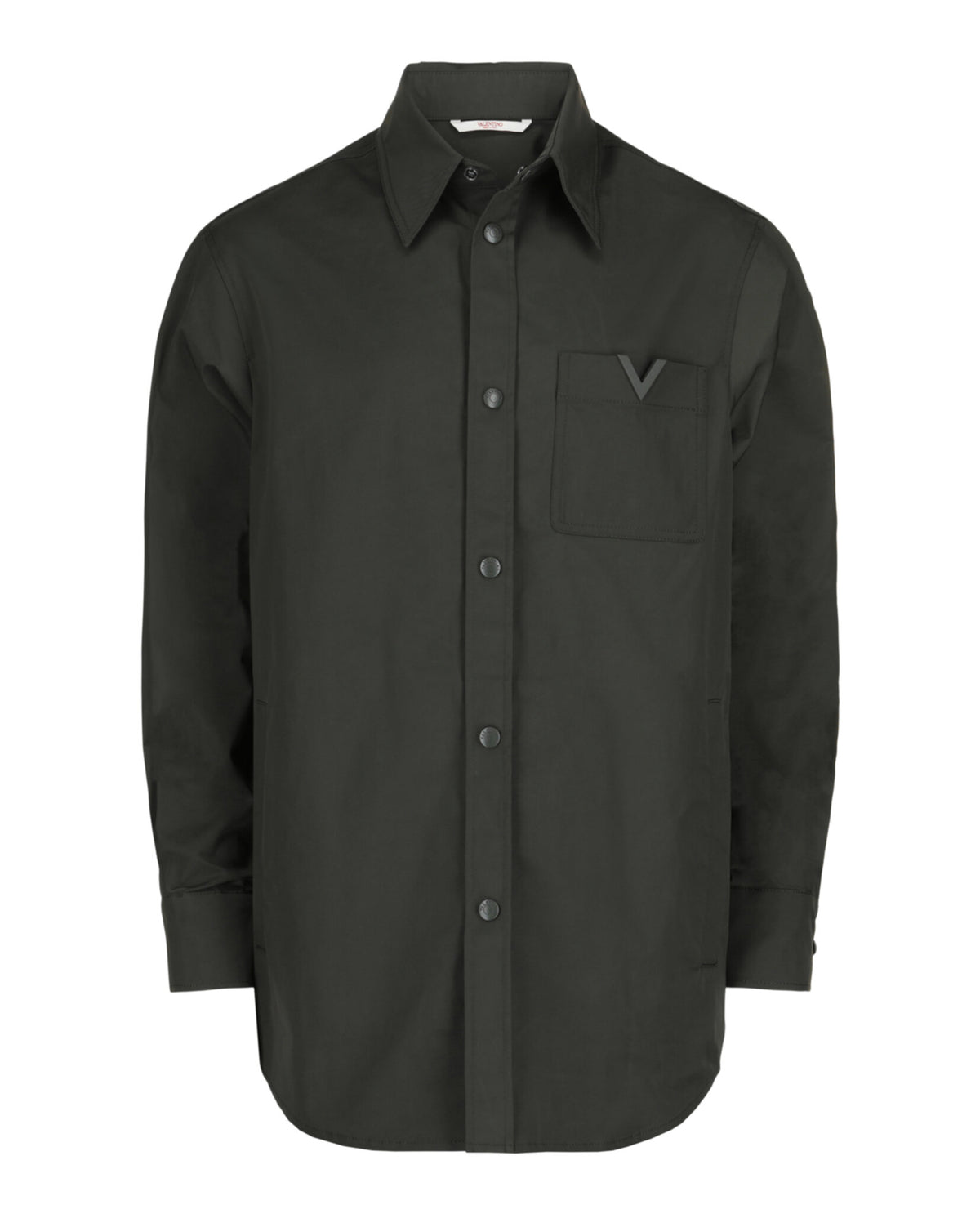 Valentino Valentino Mens V-Detail Button-Up Shirt