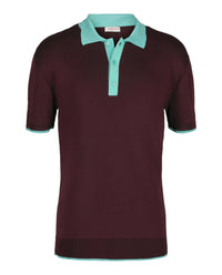 Valentino Valentino Mens Slim Fit Knit Polo Shirt