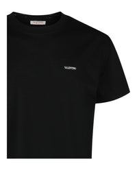 Valentino Valentino Mens Loose-Fit Cotton Jersey T-Shirt