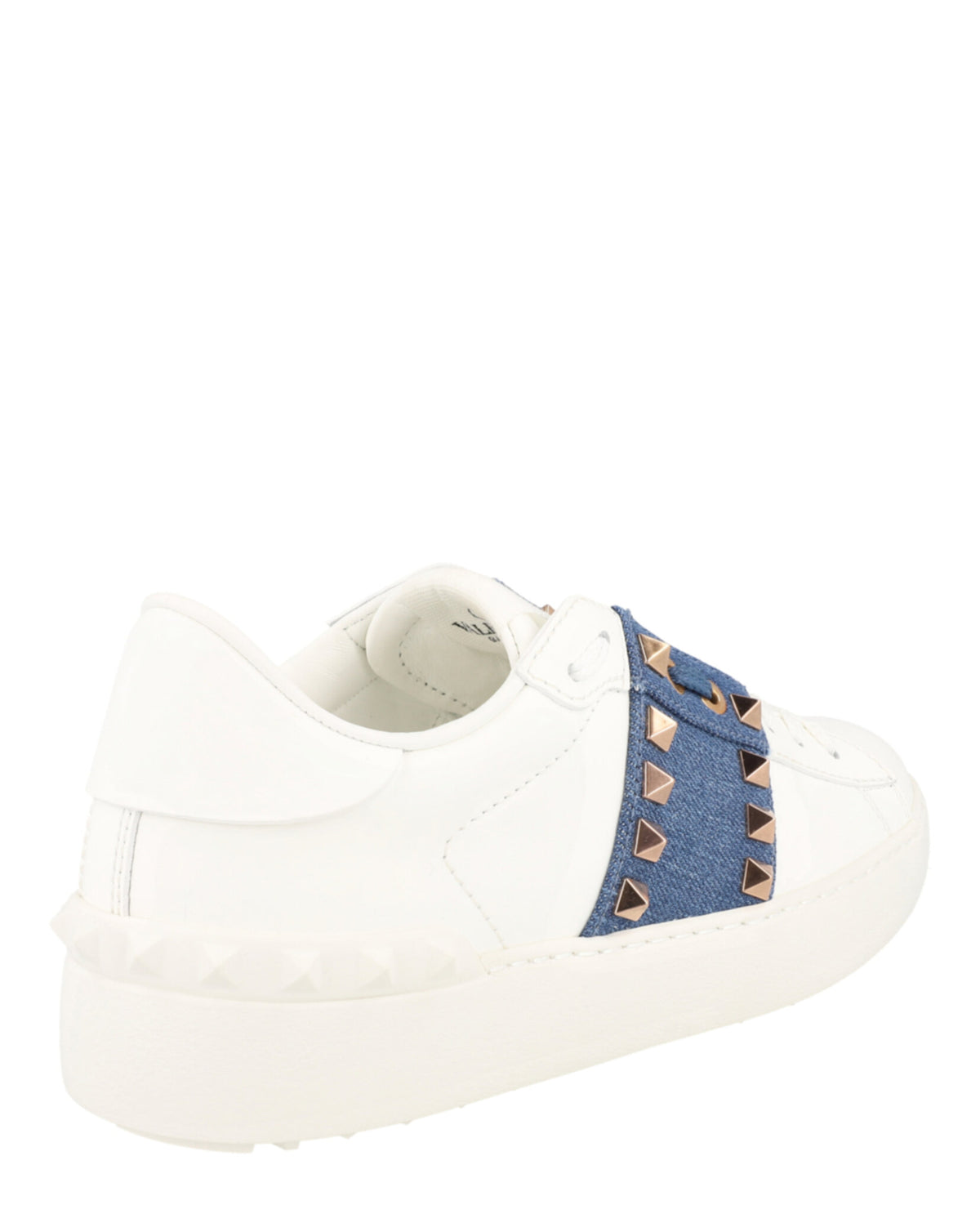 Valentino Valentino Womens Rockstud Untitled Leather Sneakers