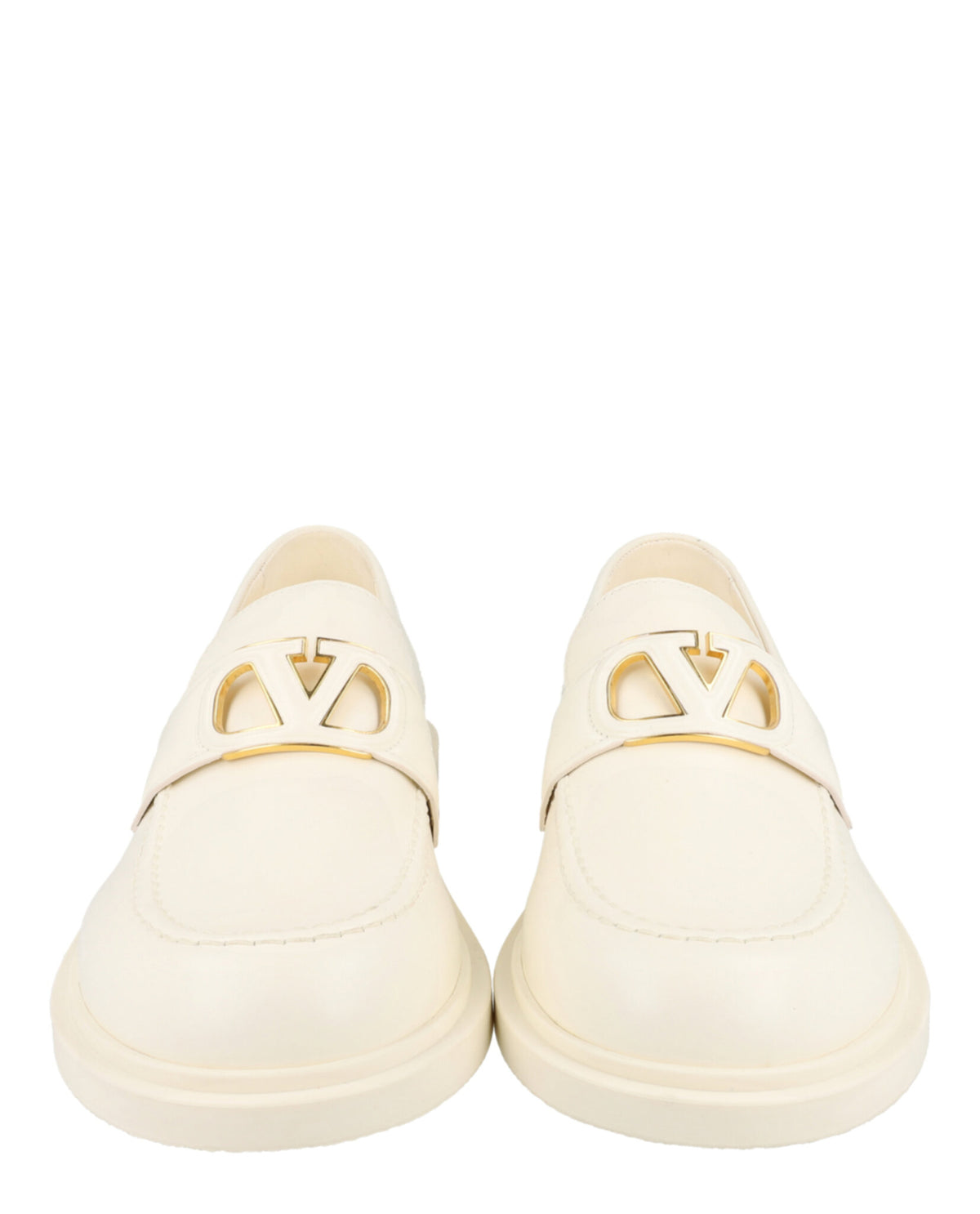 Valentino Valentino Womens VLogo Signature Leather Loafers