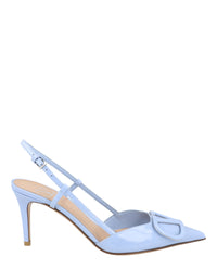 Valentino Womens VLogo Signature Patent Leather Pumps