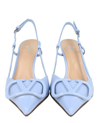 Valentino Womens VLogo Signature Patent Leather Pumps