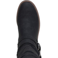 Brinley Womens Faux Leather Tall Knee-High Boots