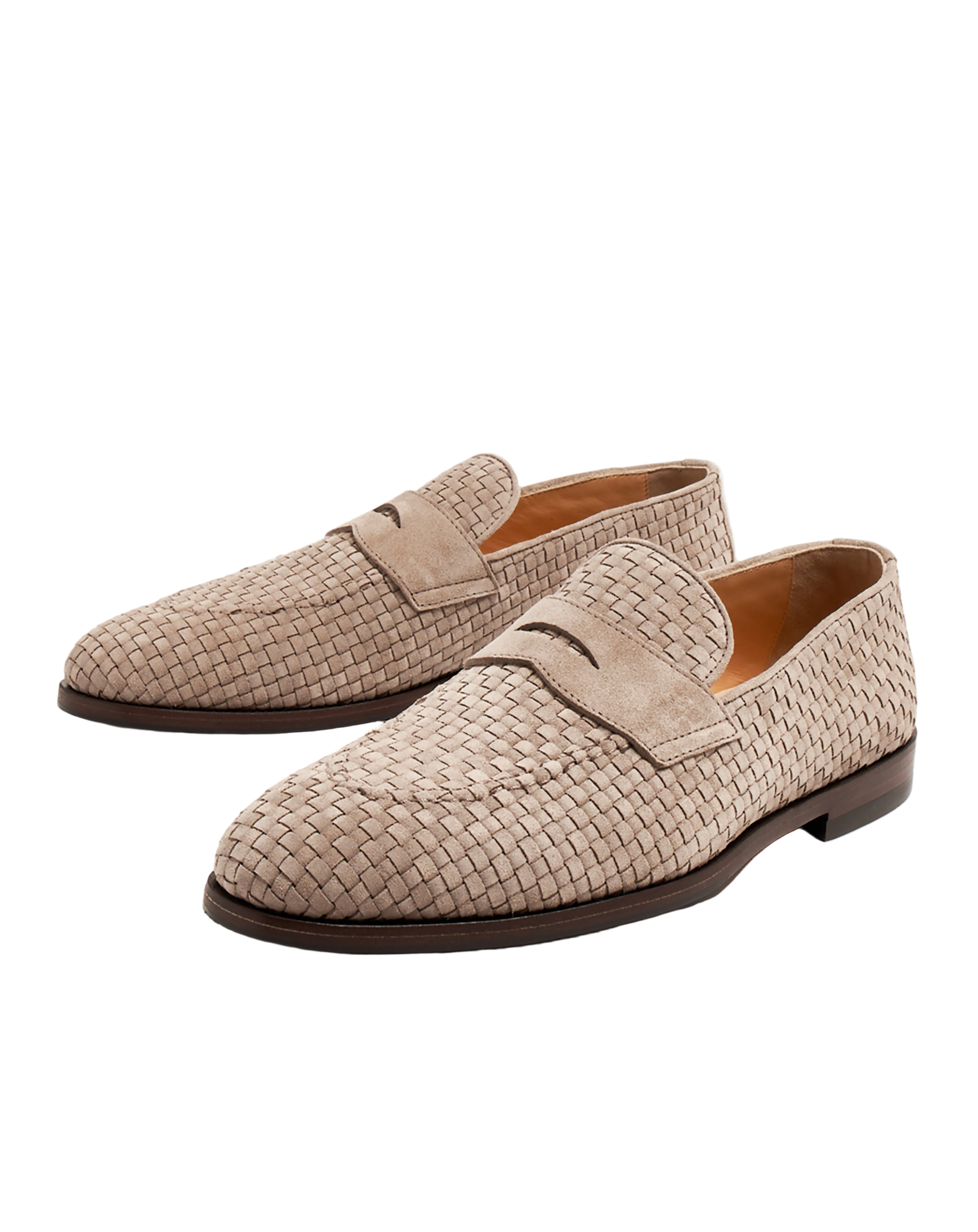 BRUNELLO CUCINELLI MENS LOAFERS IN BEIGE