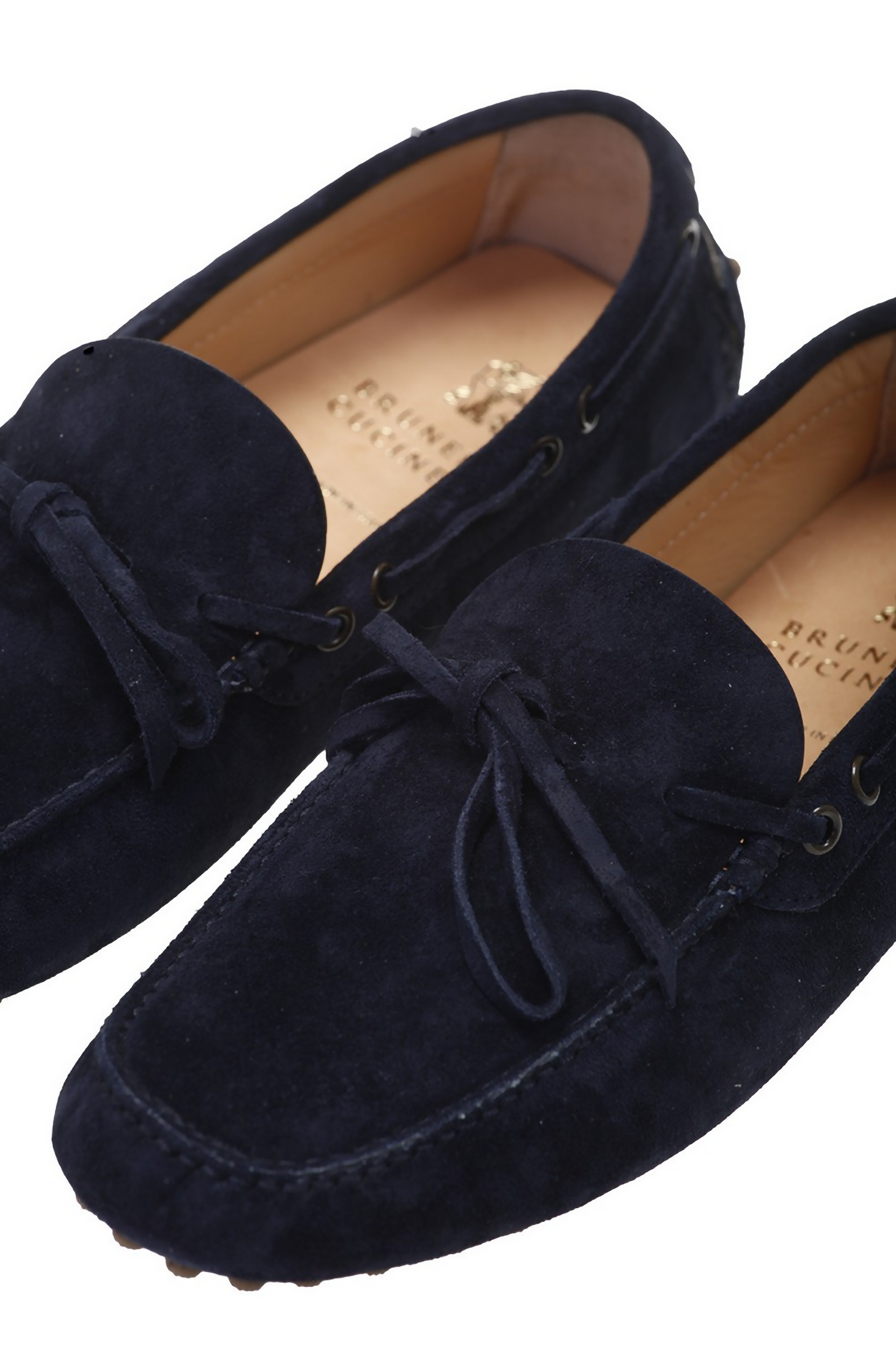 BRUNELLO CUCINELLI MENS LOAFERS IN NAVY