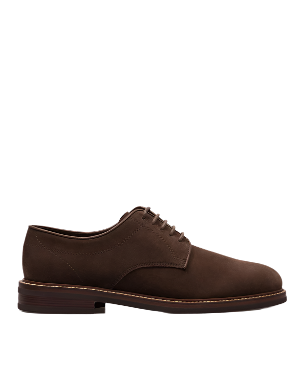 Brunello Cucinelli Mens Dress Shoes In Dark Brown