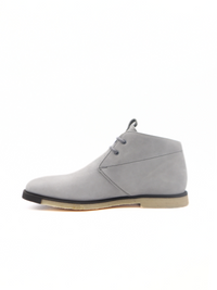 Tods Suede Light Blue-Grey Chukka Boots