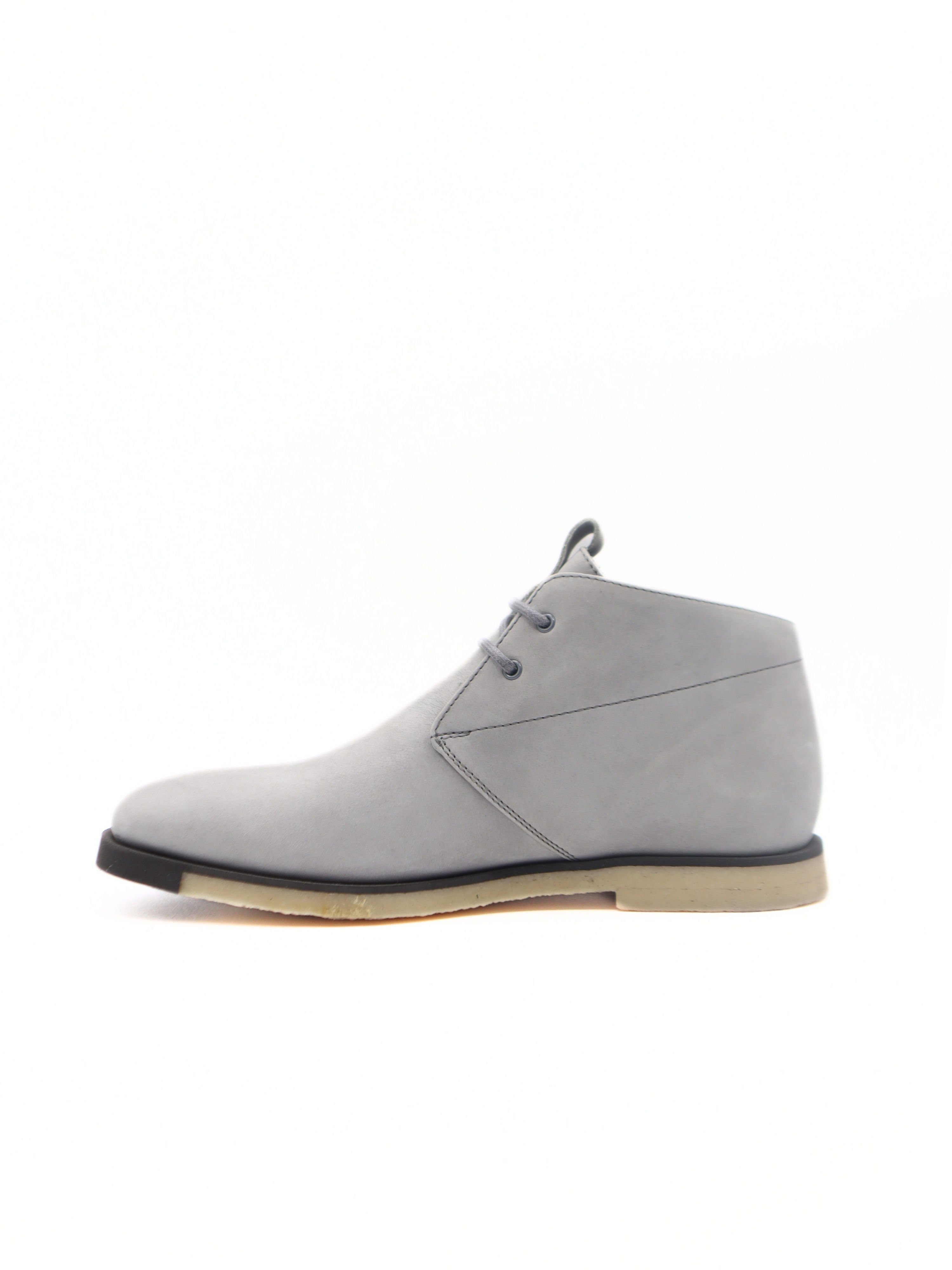 Tods Suede Light Blue-Grey Chukka Boots