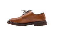 Brunello Cucinelli Smooth Leather Lug Sole Derby Shoes