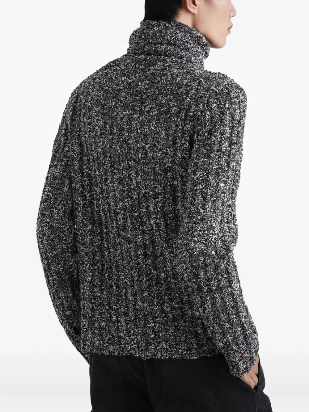 Dolce & Gabbana Men Long Sleeve Turtle-Neck Sweater