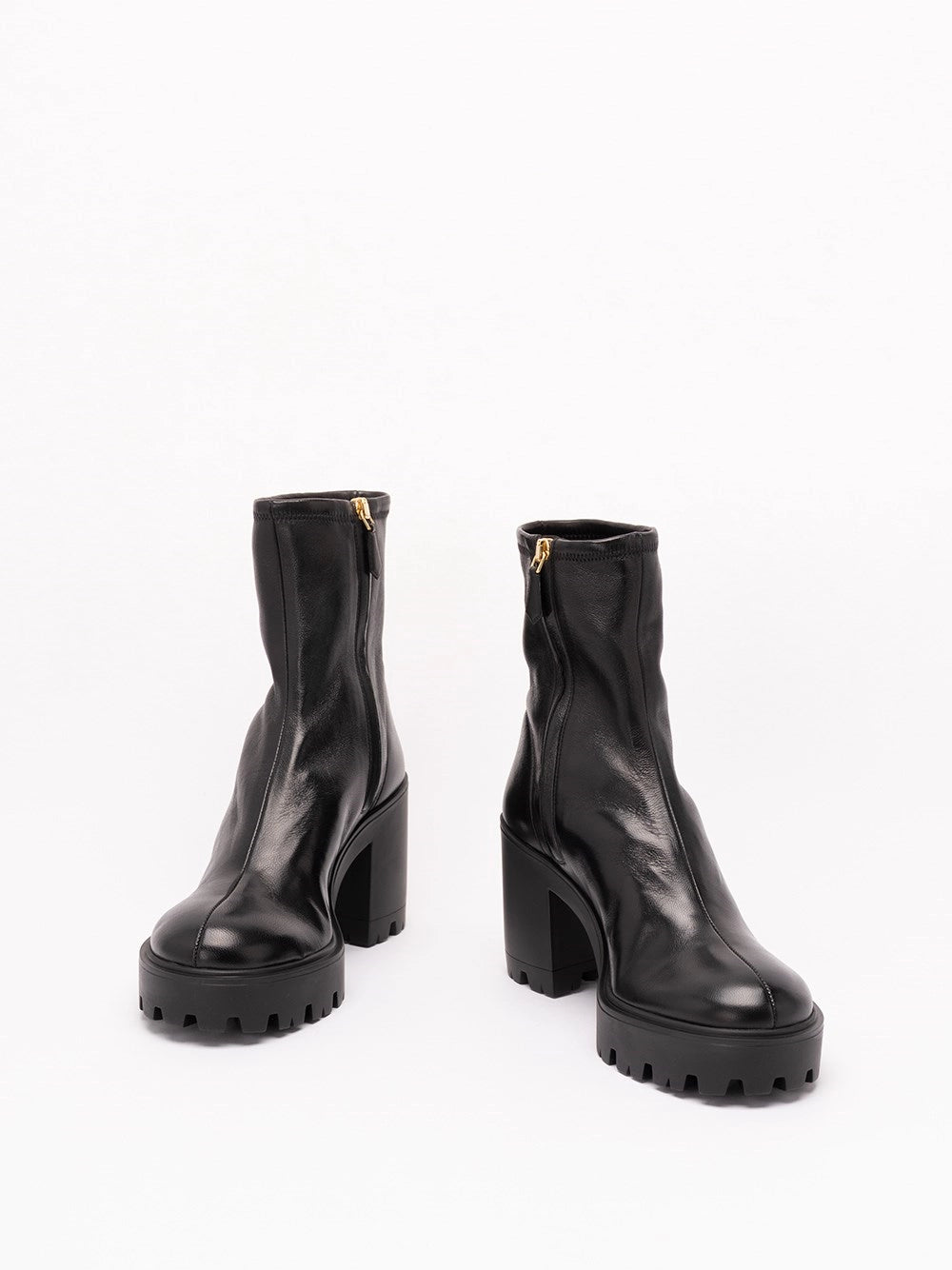 Prada Women Stretch Nappa Leather Booties