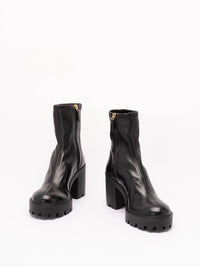 Prada Women Stretch Nappa Leather Booties