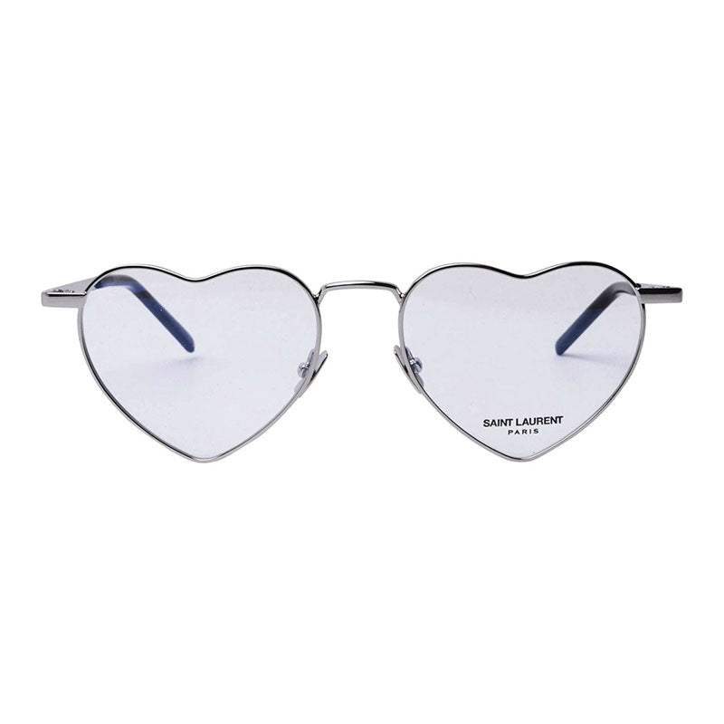 Saint Laurent Saint Laurent Sunglasses Geometric Full Rim, Silver Frame and Silver Mirror Lens SL301LOULOU003