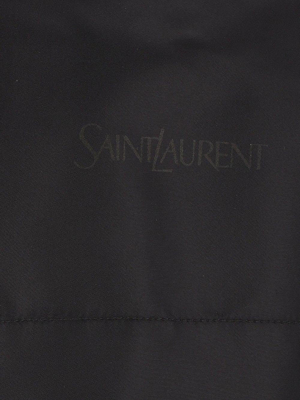 Saint Laurent Men Water-Repellent Nylon Parka