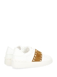 Valentino Garavani Women Rockstud Untitled Leather Sneakers