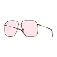Gucci Sunglasses Square Full Rim, Black Frame and Grey Gradient Lens GG0394S001