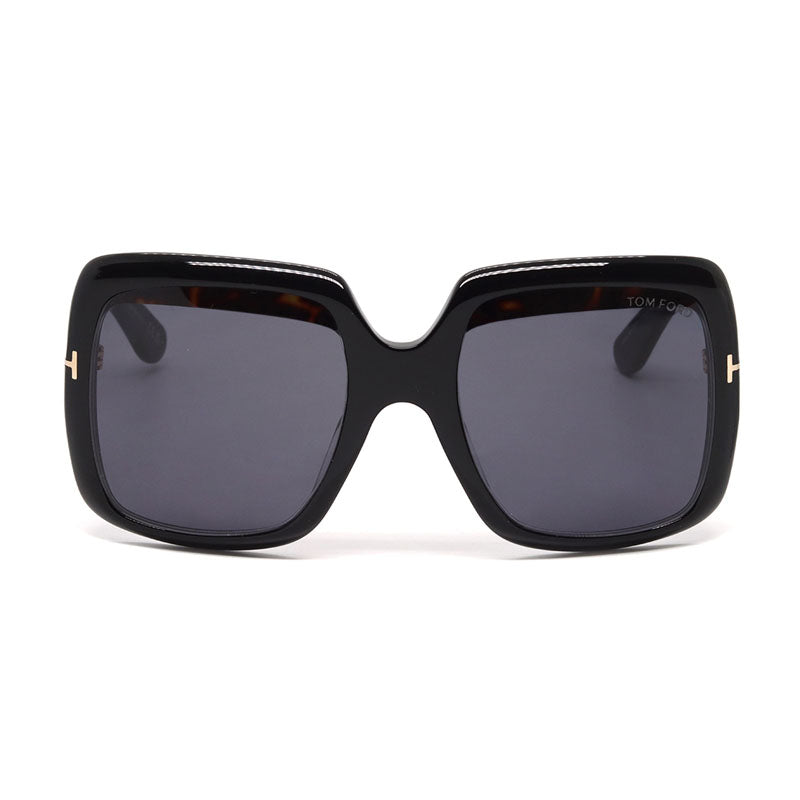 Tom Ford Sunglasses Square Full Rim, Dark Havana Frame and Brown Lens FT119452E