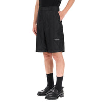 Valentino Flower Embroidery Bermuda Shorts Men