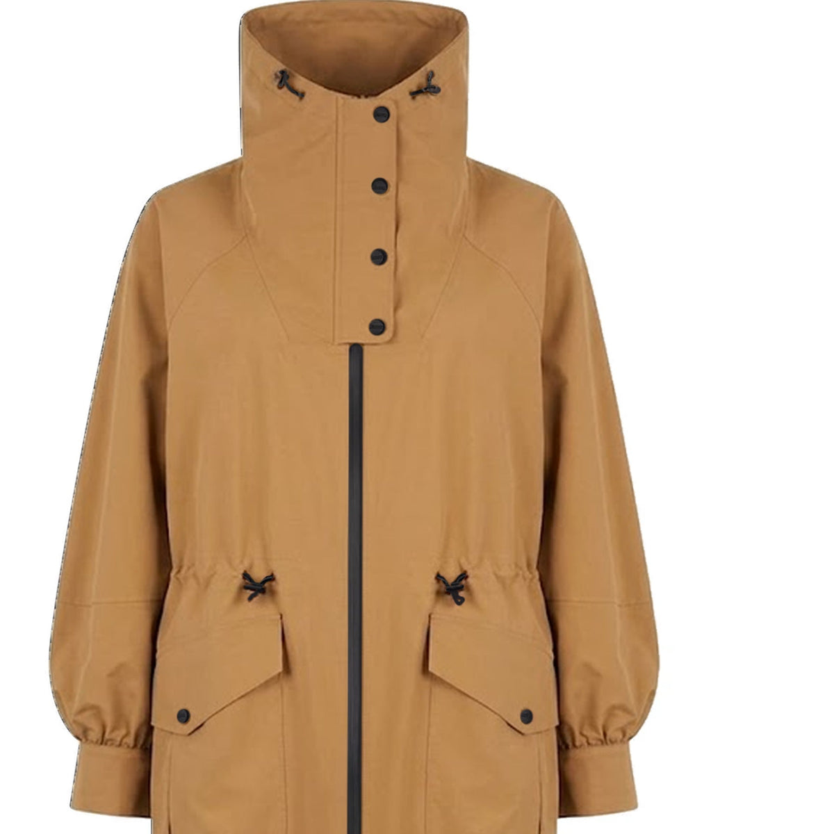 Herno Herno Long Funnel-Neck Trench Coat Women