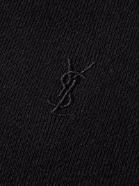 Saint Laurent Men Cassandre Ribbed T Shirt