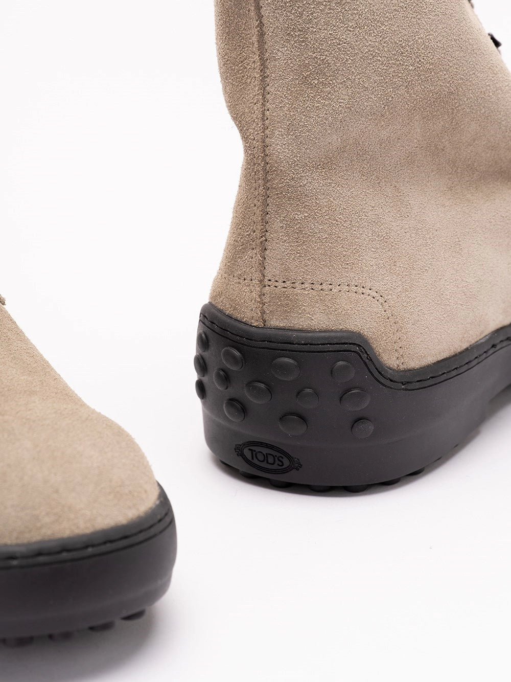 Tod's Tod's Men Winter Gommino Ankle Boots In Suede Leather