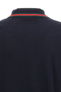 GUCCI Gucci Men Web Ribbon Polo Shirt