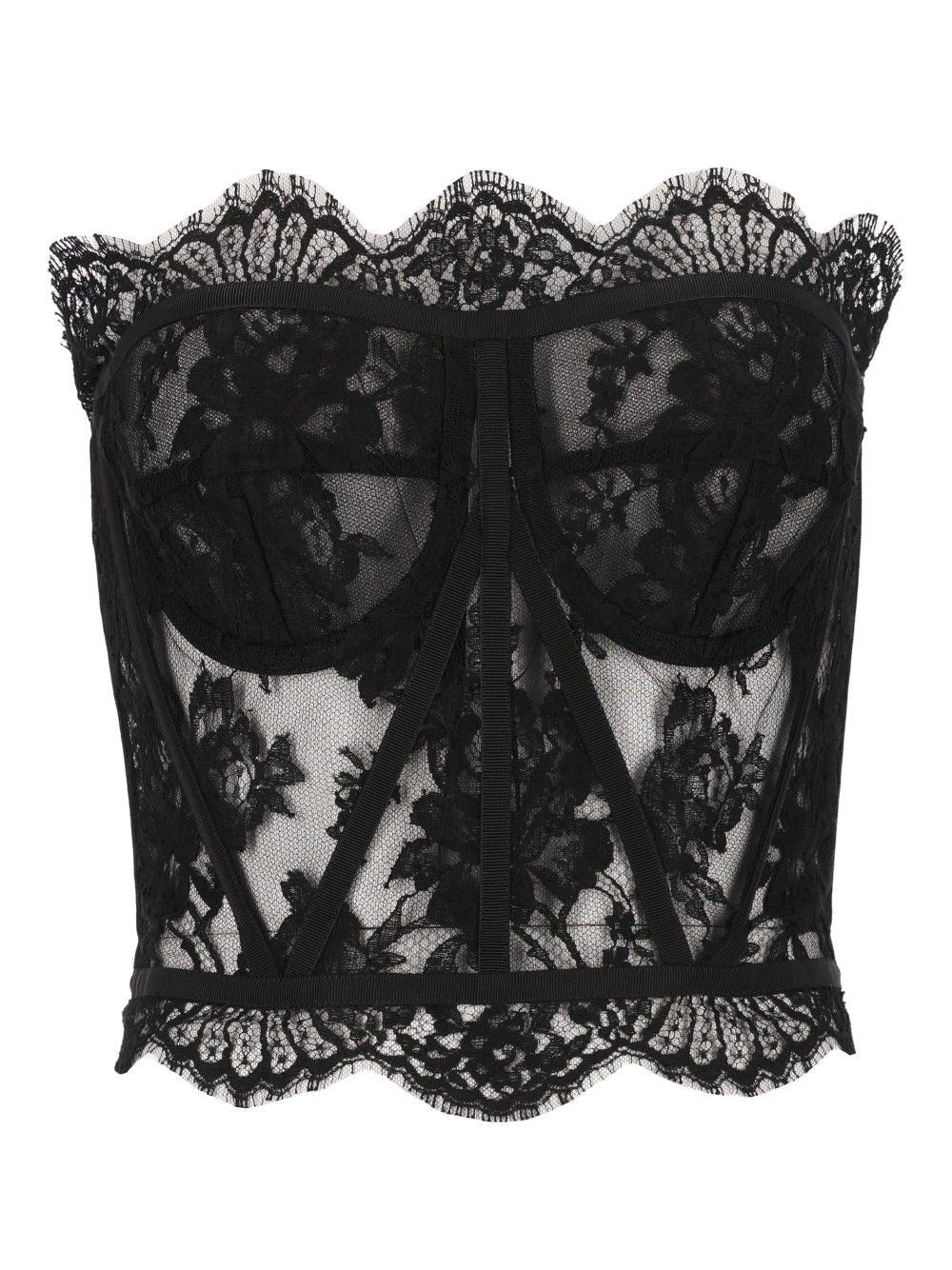 Dolce & Gabbana Women Chantilly Lace Bustier