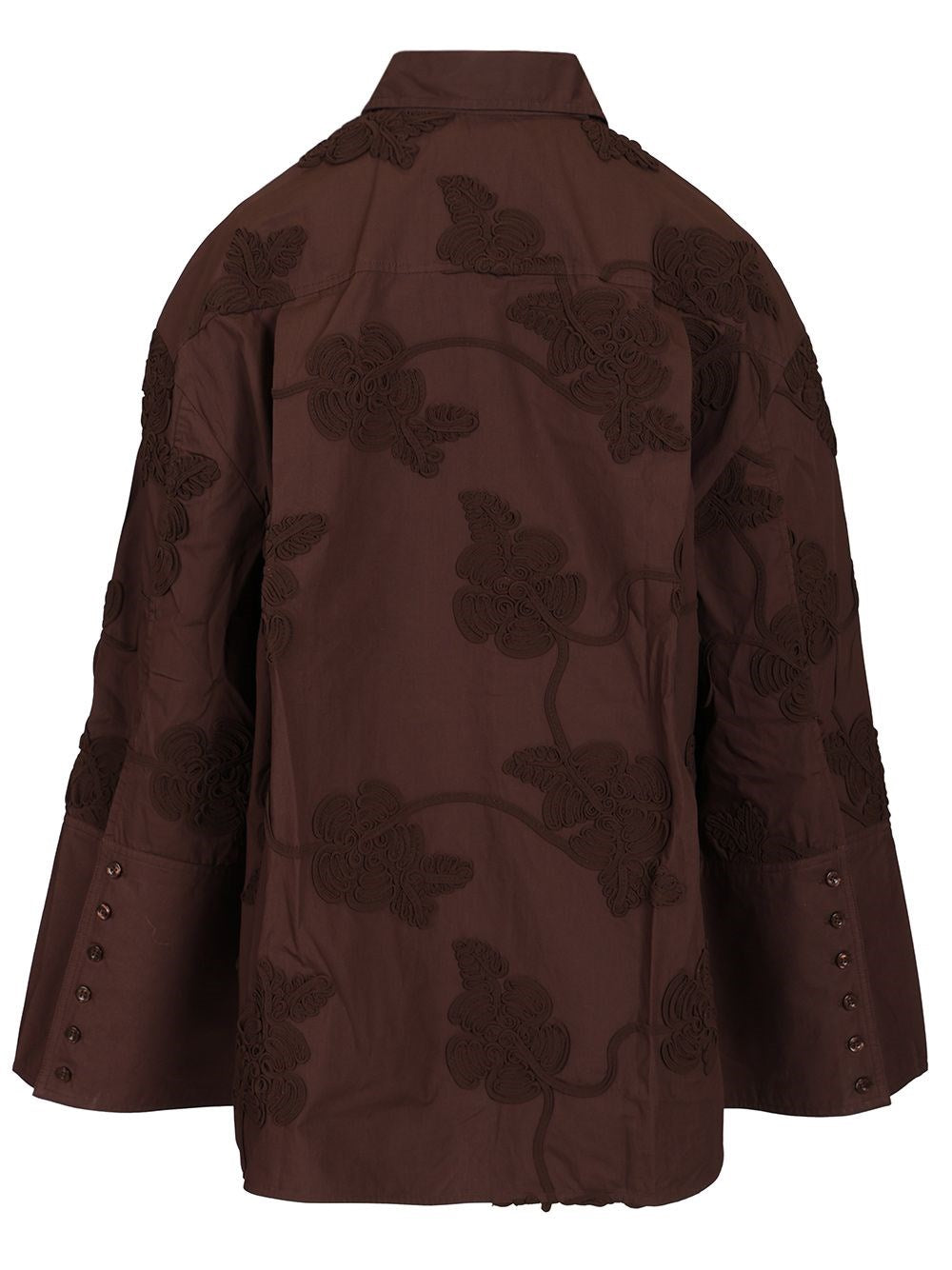 Rotate Women Flower Oversized Shirt