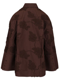 Rotate Women Flower Oversized Shirt