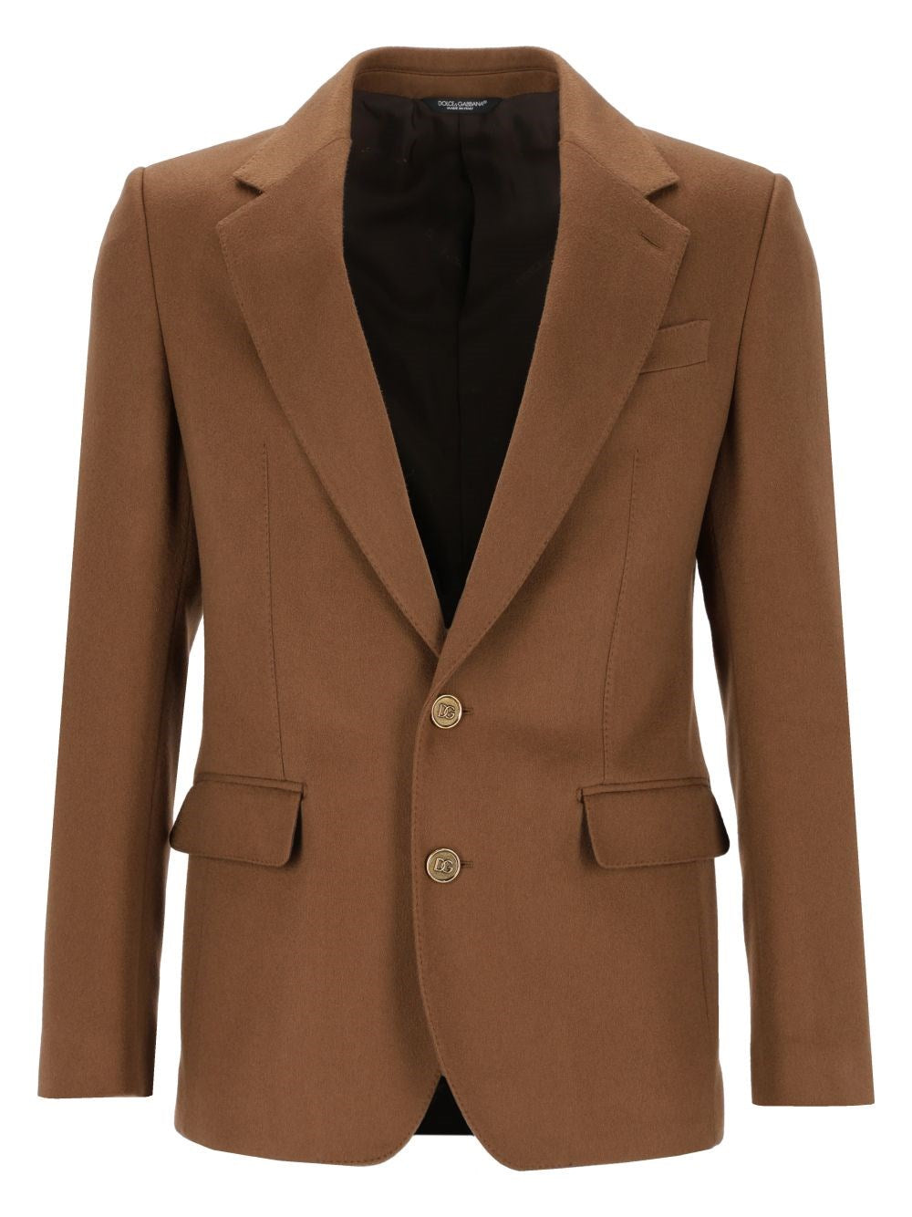 Dolce & Gabbana Men Sicilia Light Single-Breasted Cashmere Jacket