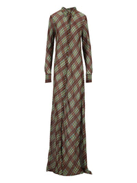 Dries Van Noten Women Shirt Dress With Lurex Threads