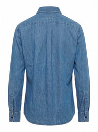 Brunello Cucinelli Men Denim Shirt