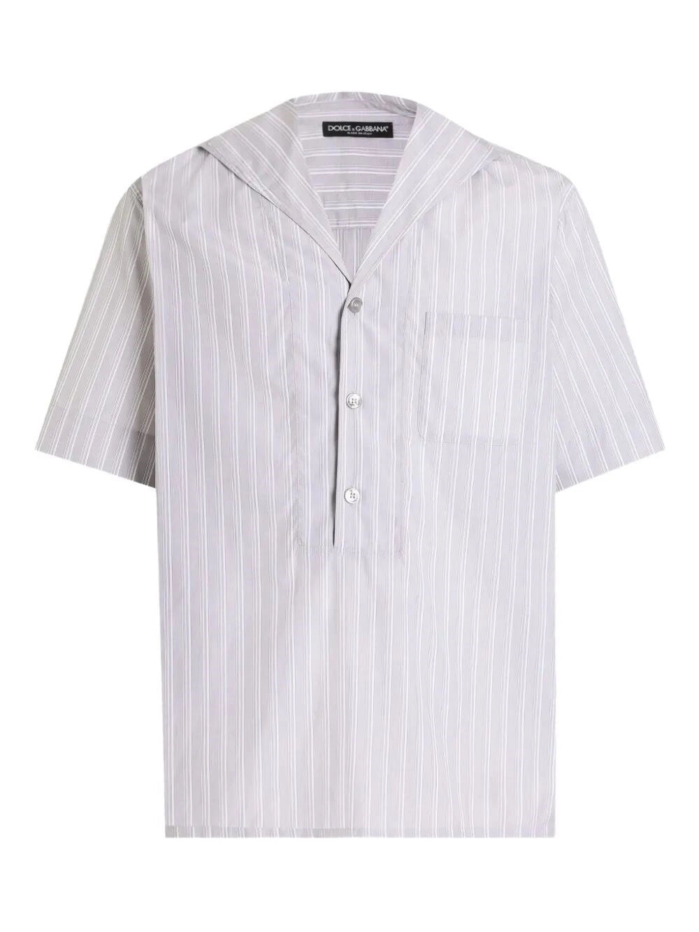Dolce & gabbana Dolce & Gabbana Men Three-Button Short Sleeved Shirt