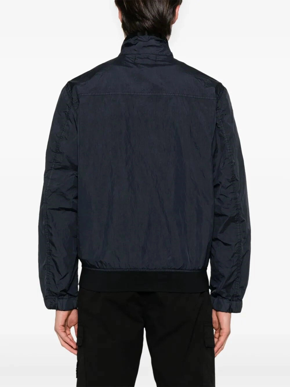 Stone Island Men Garment Dyed Crinkle Reps Ny Jacket