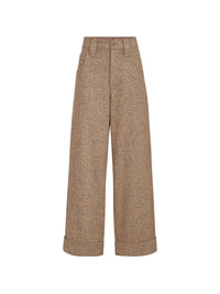 Brunello cucinelli Brunello Cucinelli Women Donegal Five-Pocket Baggy Trousers