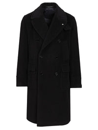 Tagliatore Men Double-Breasted Wool Coat