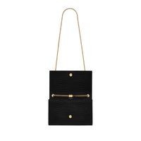SAINT LAURENT Saint Laurent Kate Medium Tassel Crocodile Embossed Leather Bag Women