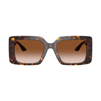 Versace Sunglasses Rectangle Full Rim, Dark Havana Frame and Brown Gradient Lens VE4505U108/13
