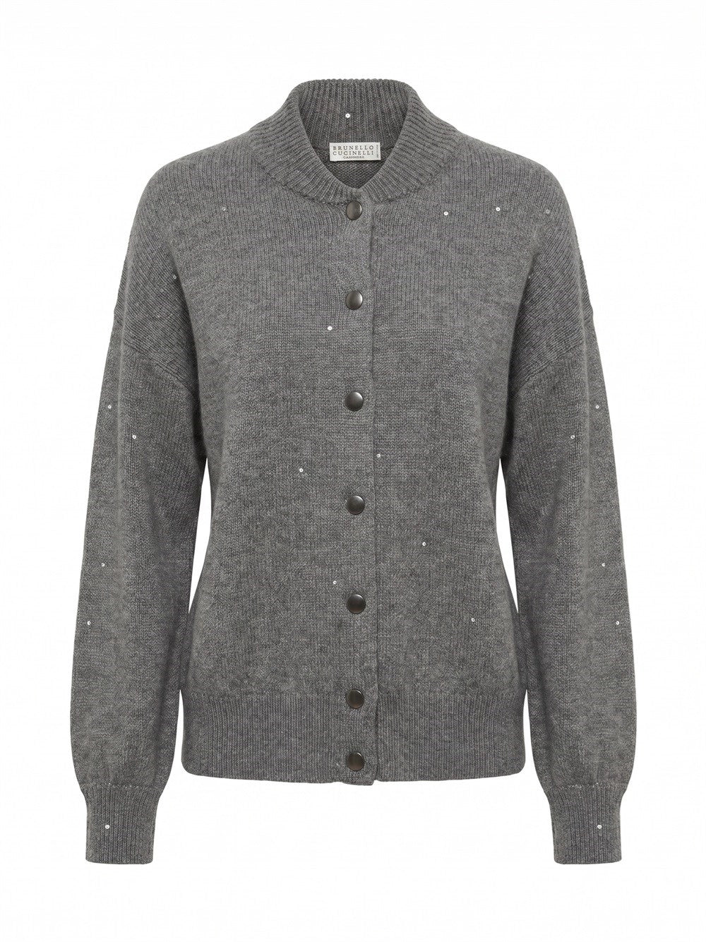 Brunello cucinelli Brunello Cucinelli Women Ribbed Collar Cardigan