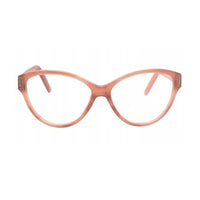 Chloe Eyeglasses Cat Eye Full Rim, Striped Pink Frame and Clear Demo Lens Lens CE2654674