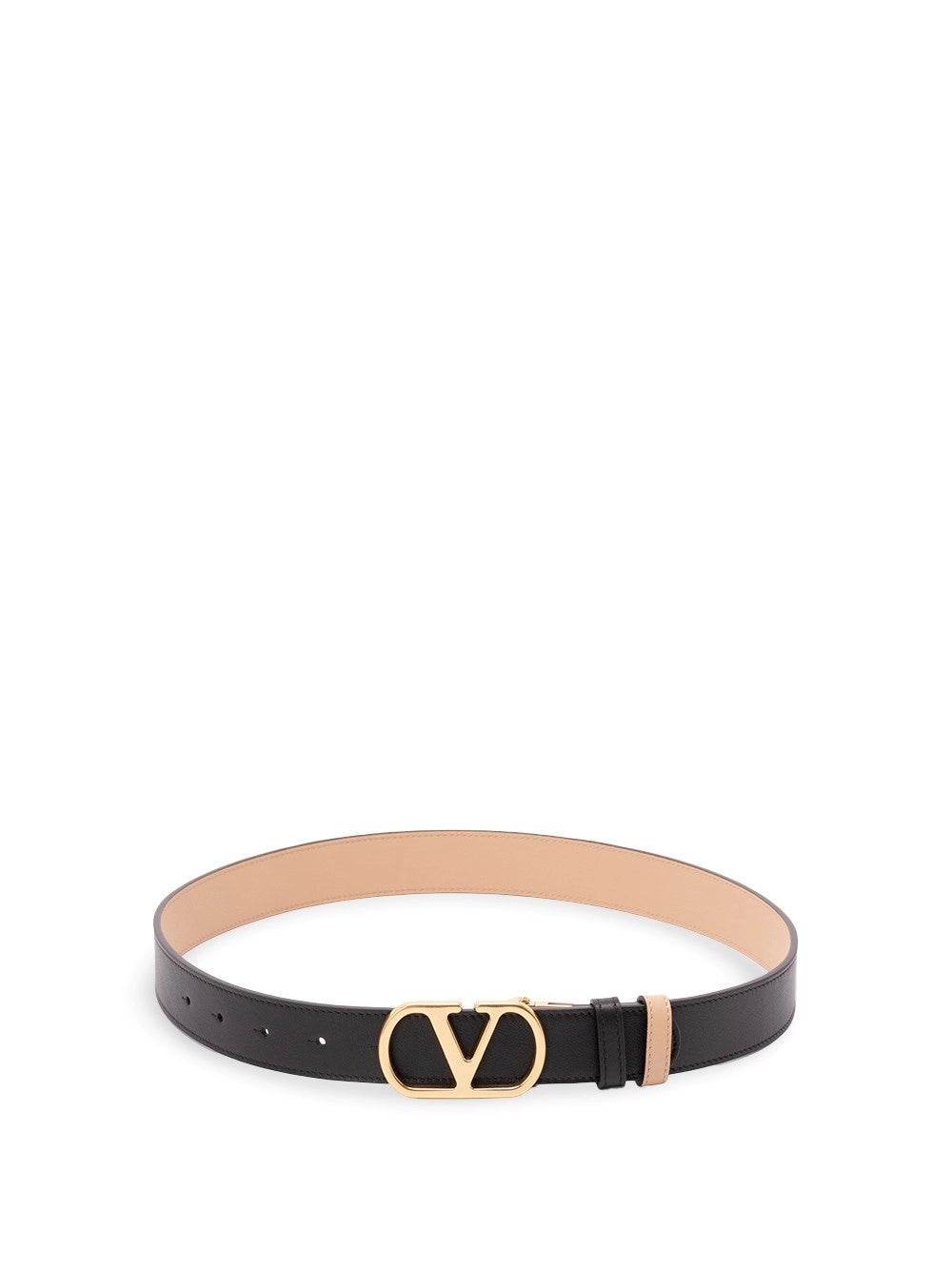 Valentino garavani Valentino Garavani Women Vlogo Signature Reversible Shiny Calfskin Belt - 30Mm / 1.2 In.