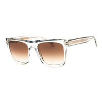 David Beckham Sunglasses Square Full Rim, Transparent Grey Frame and Dark Brown Gradient Lens DB7000/SFLAT063MHA