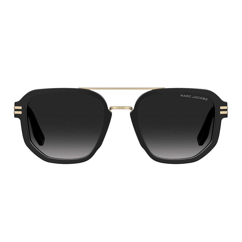 Marc Jacobs Marc Jacobs Sunglasses Square Full Rim, Black Frame and Grey Gradient Lens MARC588/S08079O